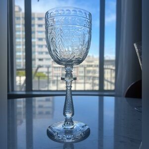 4 Libby Sharpe vintage Wine Glass